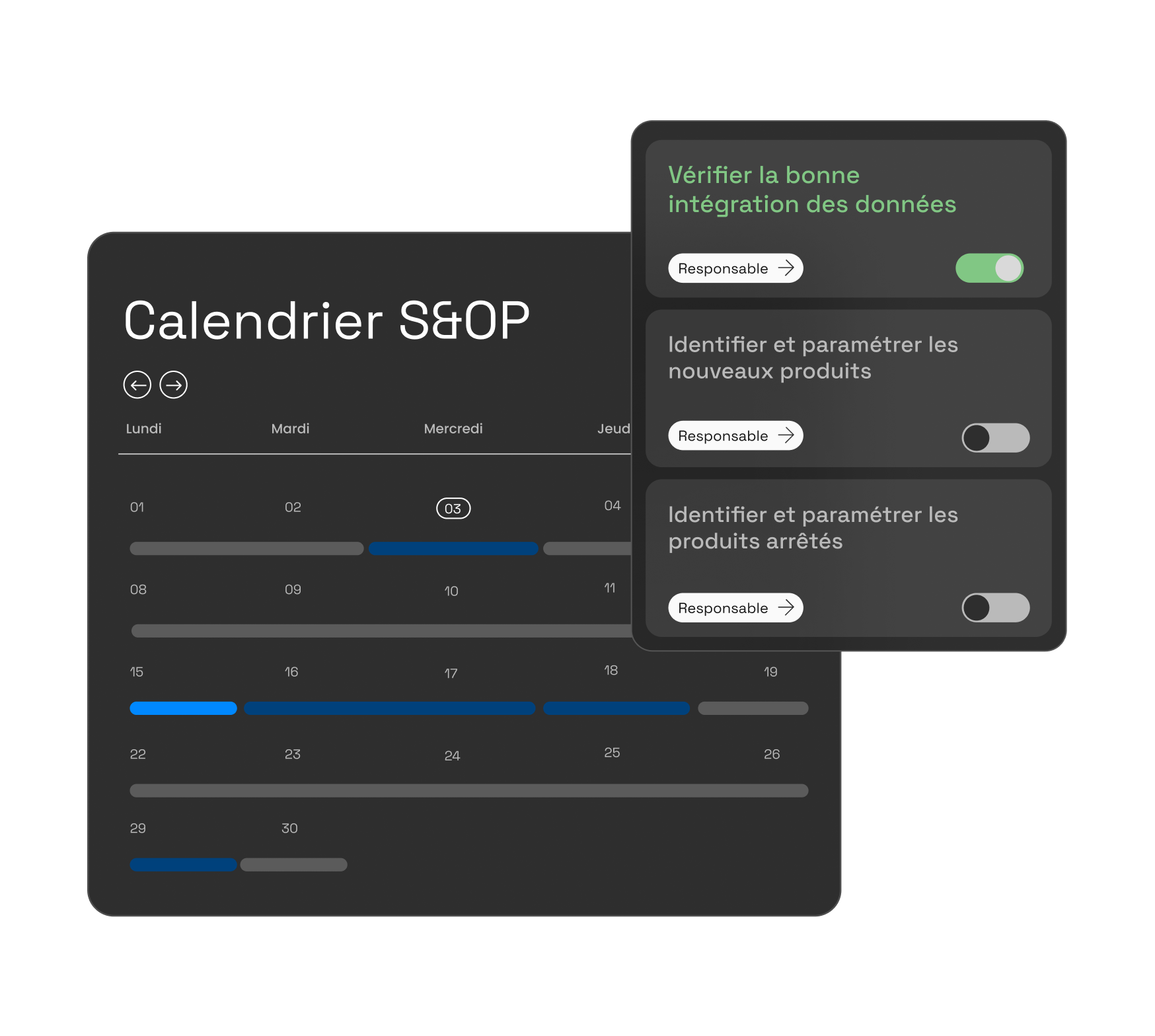 Calendrier du cycle S&OP 2026