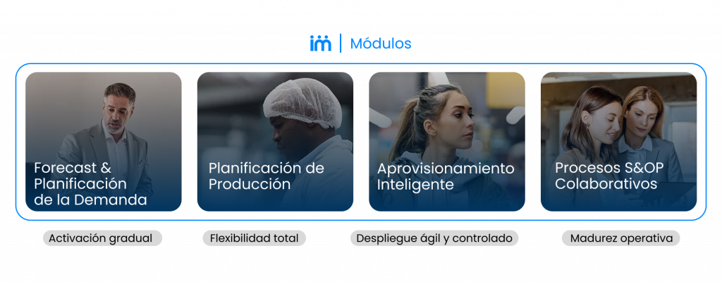 Áreas de automatización en SCM.
