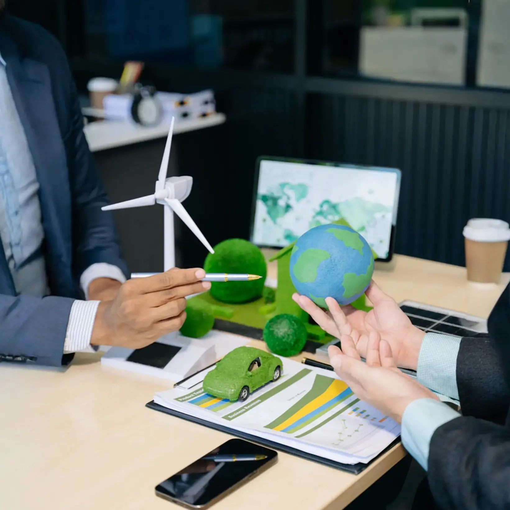 Decarbonizing the supply chain with AI.