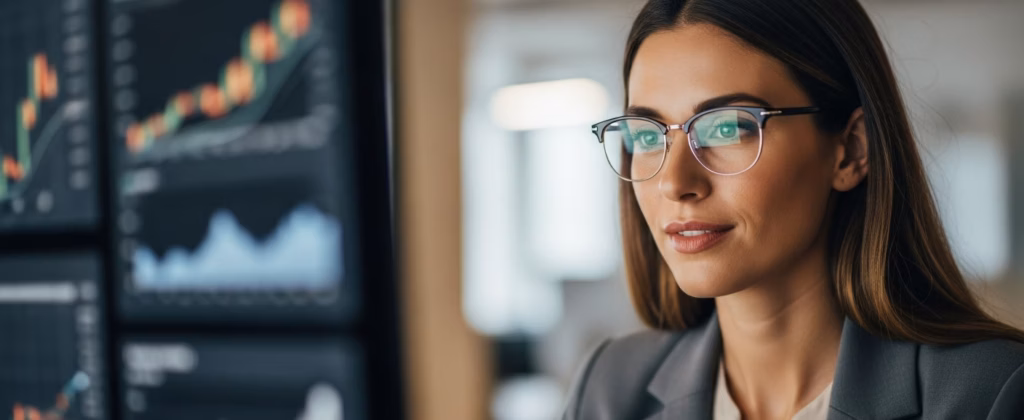 Chart showing stock coverage and demand variability.