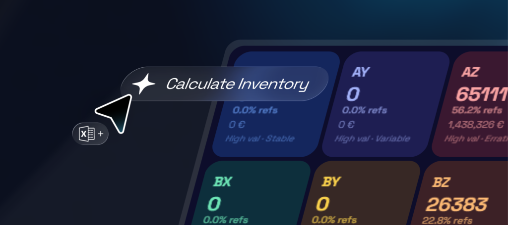 Inventory ABC–XYZ Calculator: classify your SKUs