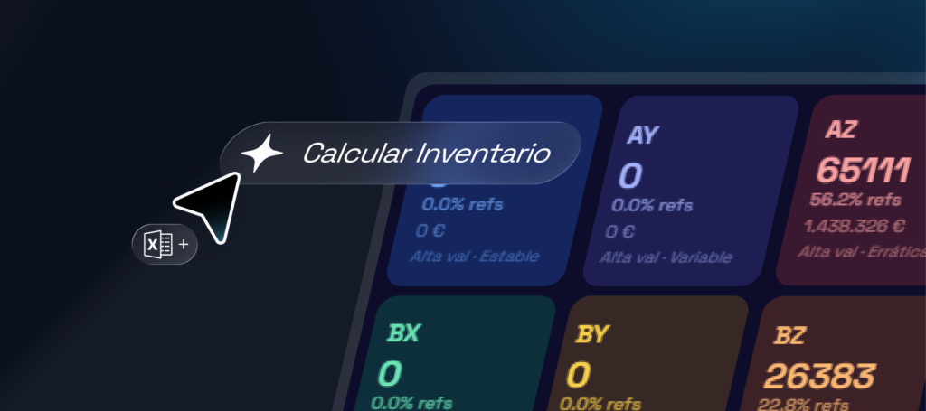 Calculadora ABC-XYZ de Inventario: clasifica tus referencias