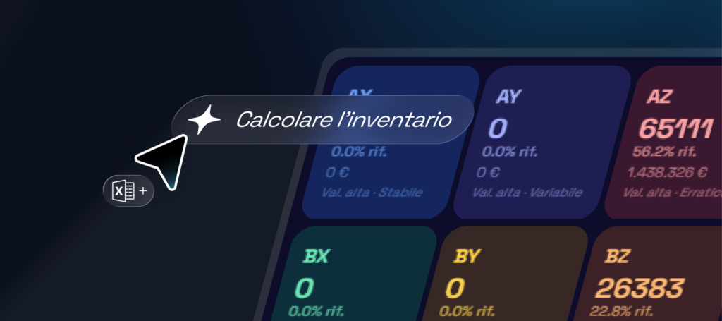 Calcolatore ABC-XYZ di Inventario: classifica gratis le tue referenze